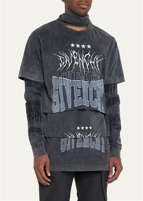 givenchy shirt man|Givenchy graphic t shirt.